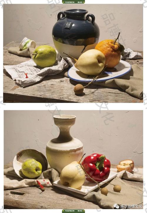 《战青春—素描静物照片》横构图内容从基础到应试,一共11个环节,环环