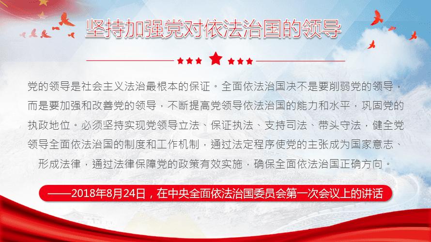 全面依法治国新理念新思想新战略十论精品教学讲座ppt模版