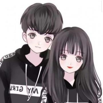 情侣动漫头像青春阳光一对 老酒味醇老友情深