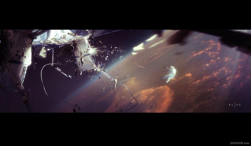 blue蓝色-太空人的宇宙旅行 [29p] - 美术插画