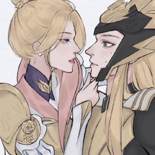 王者荣耀超话  霸道总裁夏洛特和她的小娇妻马子    //夏马威cp好好嗑