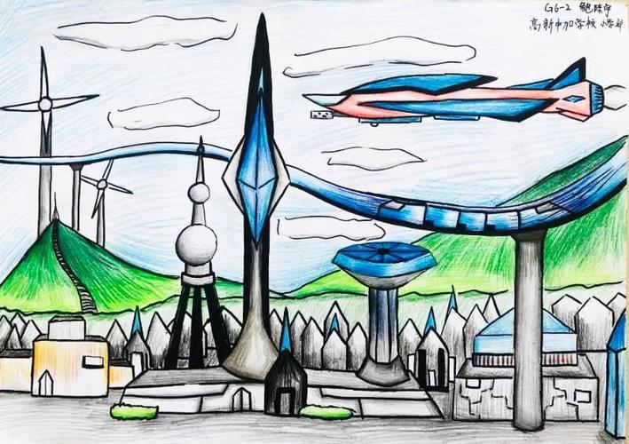 《我眼中的未来世界》绘画征集比赛入选作品