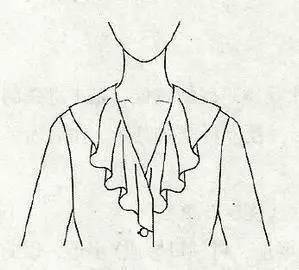 荷叶边婚纱简笔画