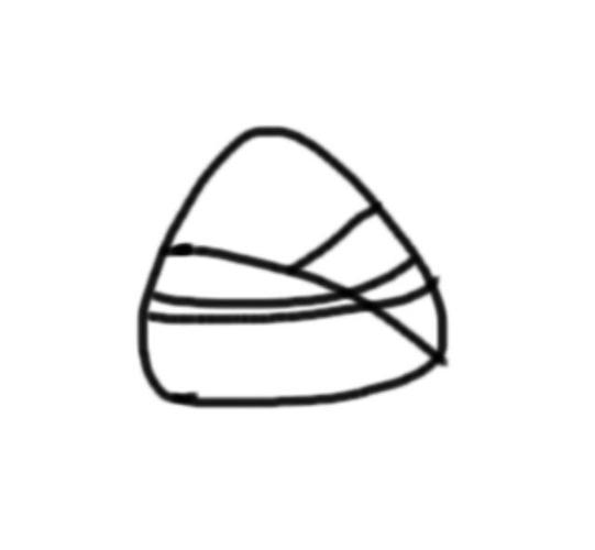 5步教你画可爱粽子简笔画!