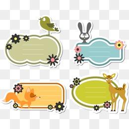 卡通标签图片大全