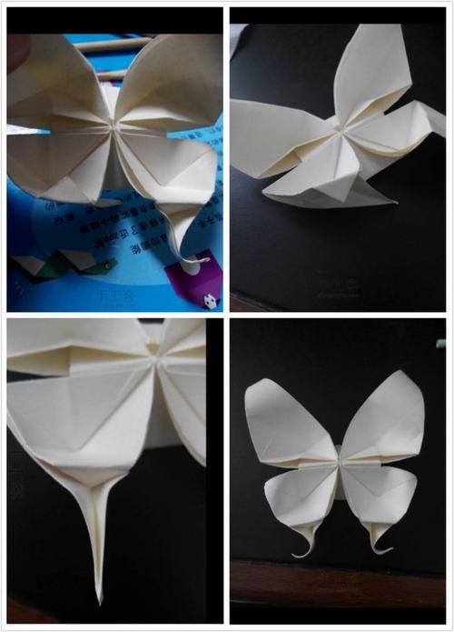 转载超逼真的纸蝴蝶折纸