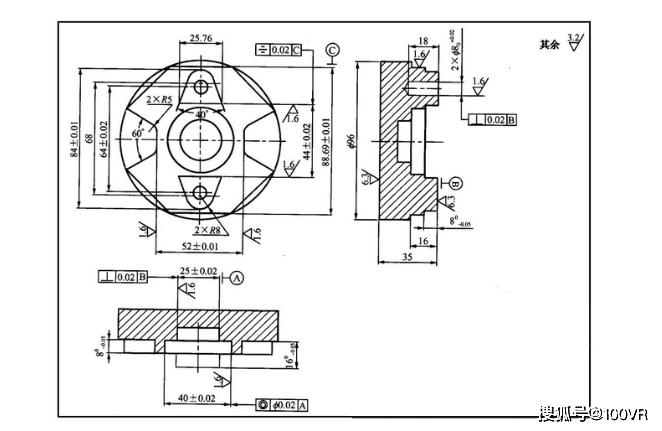 数控铣床加工中心编程实例,带走吧