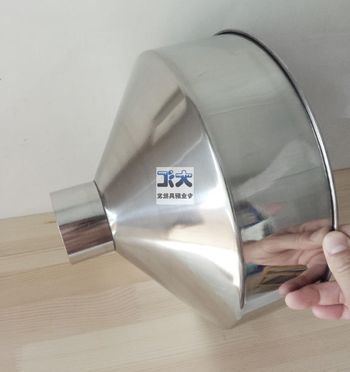 304不锈钢大号宽口径大漏斗五谷食物工业磨浆机械漏斗