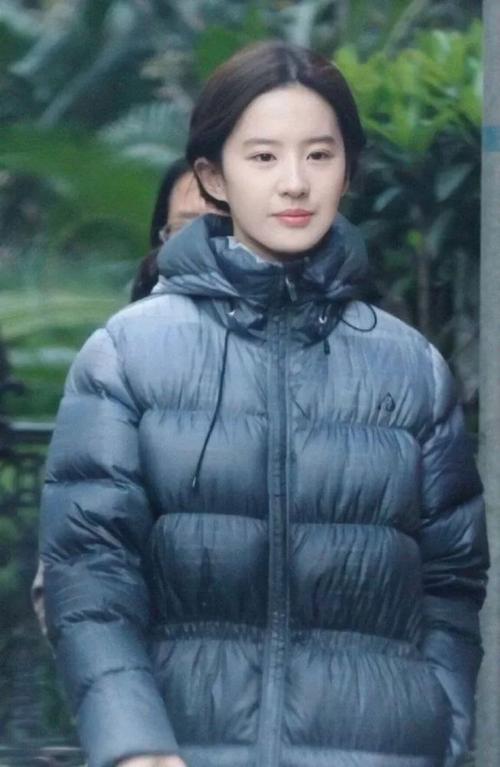 刘亦菲"狗不理"羽绒服上热搜,这就是顶级美貌对穿搭的不屑吗?