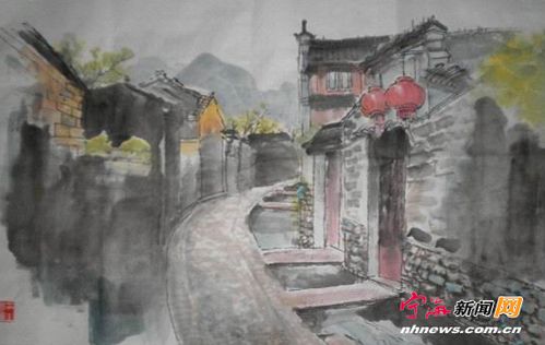 教师画宁海