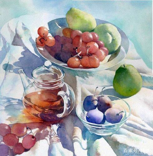 清新亮丽赏心悦目的静物水彩画 | 日本画家福井良佑作品集