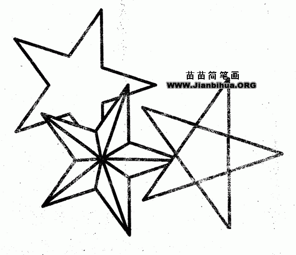 五角星简笔画图片教程