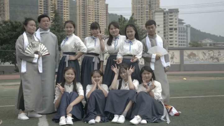 珍贵的记忆 三都县民族中学高三12班毕业留影