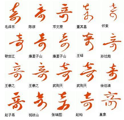 奇 连笔字怎么写好看