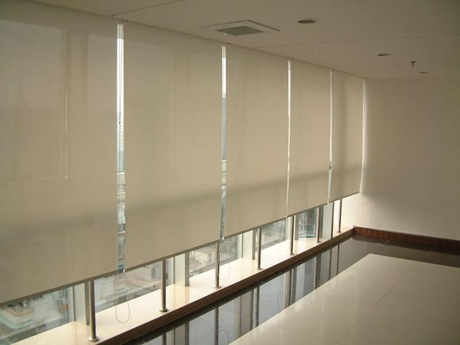 广州展腾供应办公室窗帘 半遮光卷帘