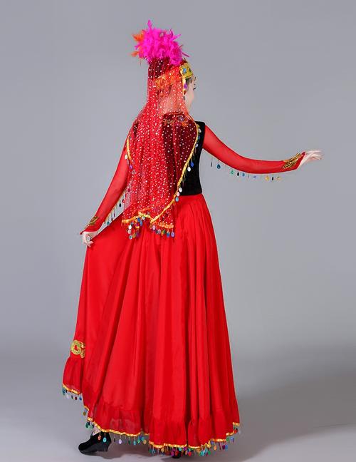 新款新疆服装成人维吾尔族表演民族民族舞舞蹈演出服