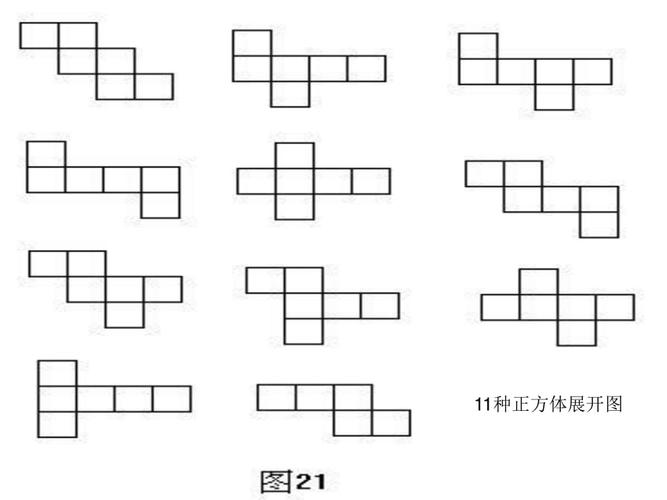 正方形展开图11种方式.ppt