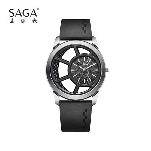 saga世家表space天宫探索系列石英机芯男士手表13626-tibdbk-2深灰色
