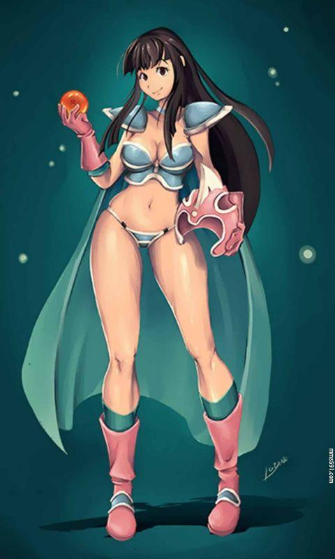 牛魔王的女儿,七龙珠孙悟空的老婆琪琪chichi手机壁纸图片(10)