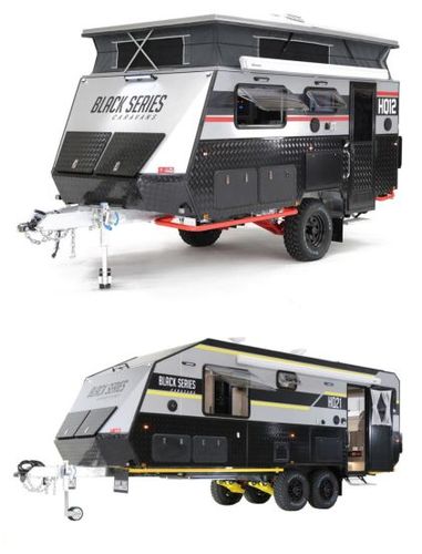 黑系越野拖挂房车即将亮相aic房车展