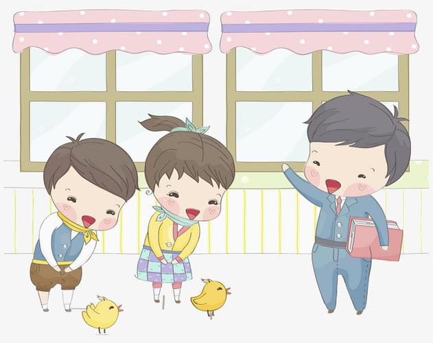 向老师问好的学生