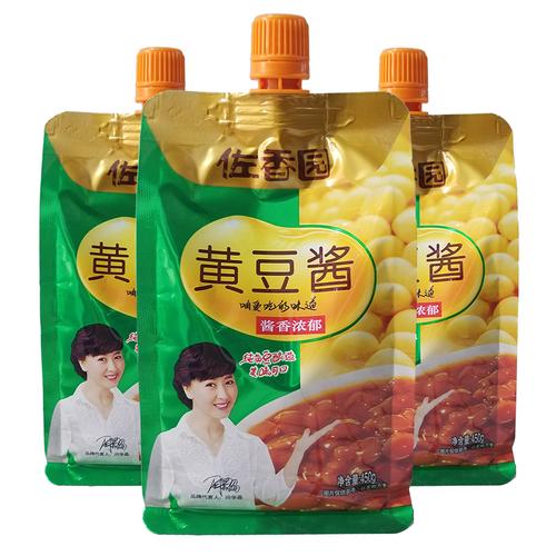 冯大拿东北特产佐香园黄豆酱大酱豆瓣酱沾菜酱佐香园黄豆酱450g