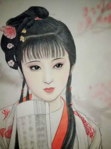 《红楼梦》――林黛玉(彩铅手绘)