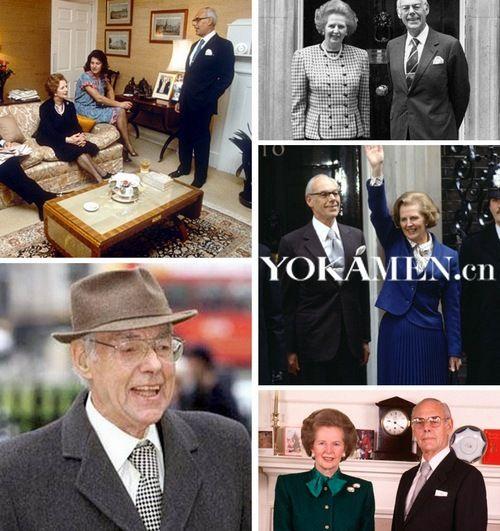 英国前首相撒切尔夫人与丈夫丹尼斯