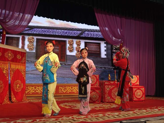 04.15 武安市平调落子剧团在北白石演出