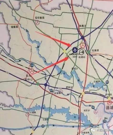 怀远县交通规划图