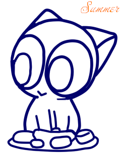 罗小黑简笔画线稿