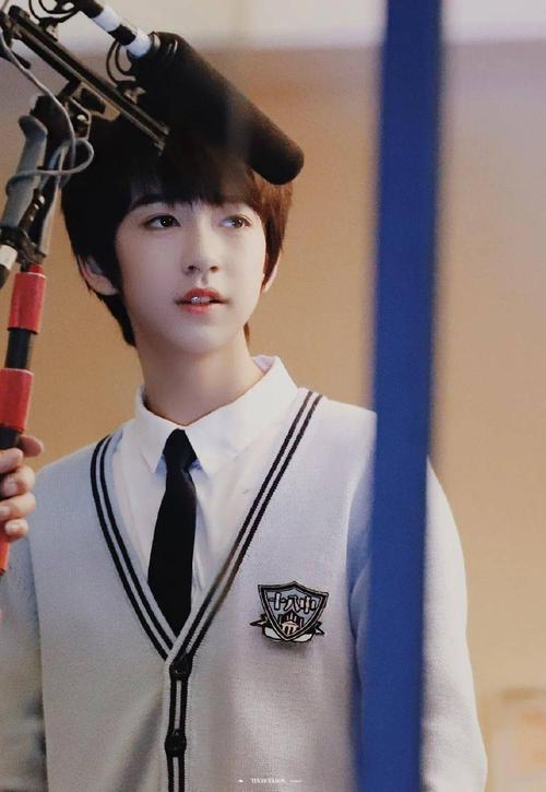 看到拥有画报颜值之称的贺峻霖穿上校服,简直就是我心中的白月光.