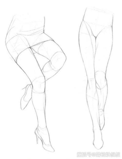 在膝盖的方体之上,刻画出一个类似三角形的结构,然后画好腿的阴影关系