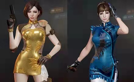 相比之前蓝眼睛的欧美美女王者—零—国色天香,很明显前者是一位全新