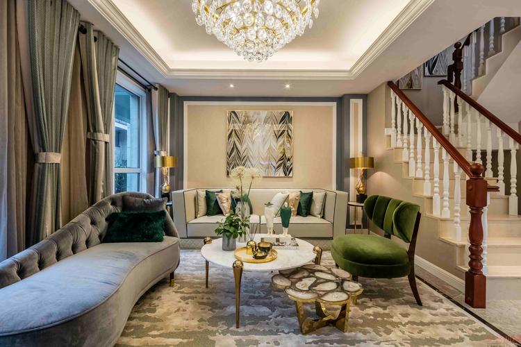 碧桂园浦东星作145平联排别墅样板房图集