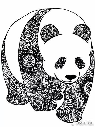 儿童画临摹素材——23张动物主题线描装饰画