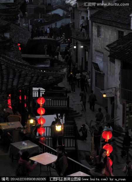 婺源李坑夜色