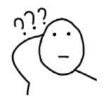 奇怪表情的简笔画