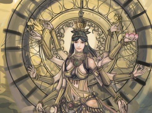 华丽的美女菩萨