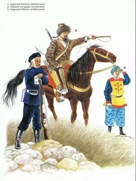 一直到清朝后期 索伦与蒙古的骑兵还在为古老的帝国而战