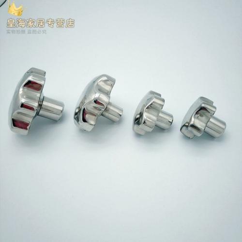 购客手轮手五星不锈钢m8m12旋钮拧梅花手柄304螺母把手螺帽盖型螺丝帽