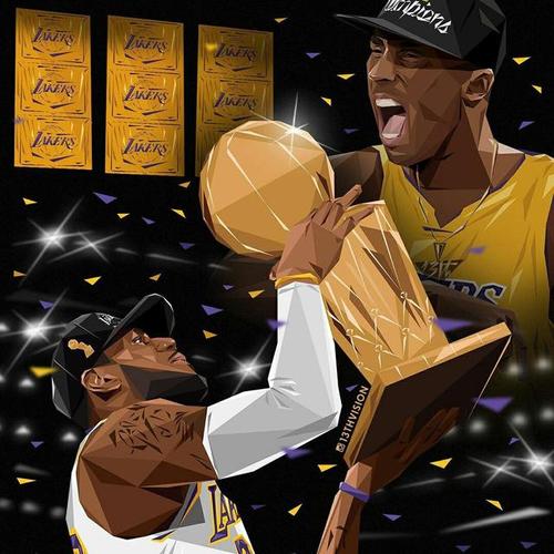 詹姆斯为科比而举杯!