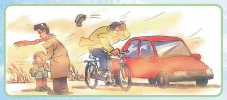 沙尘暴天气简笔画