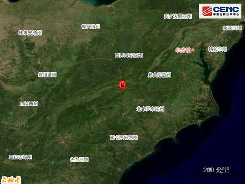 美国北卡罗来纳州发生5.3级地震