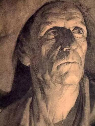 67张国外绘画大师形神兼备的素描头像作品欣赏
