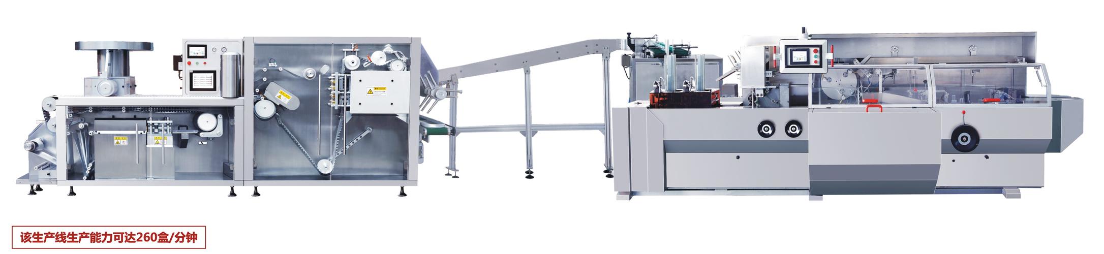 装盒包装机组合自动生产线