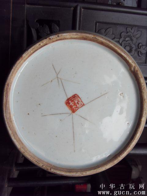 光绪名家(江子钰)绘花鸟罐