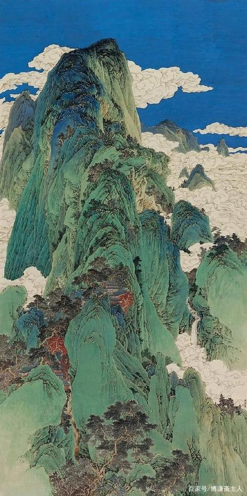 清逸静穆 色彩明净——画家李圣峰青绿山水画作品欣赏