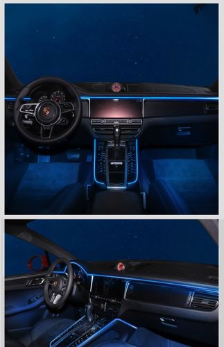 适用保时捷氛围灯macan 帕拉梅拉718卡宴改装车内饰led喇叭气氛灯 14