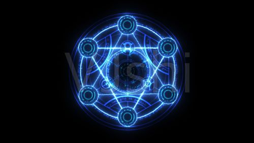 蓝色阵法_1920x1080_高清视频素材下载(编号:4795253)